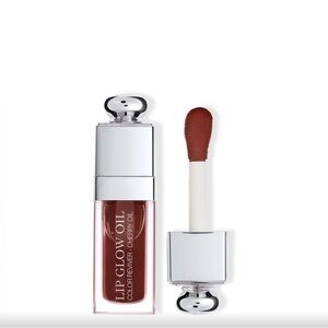 NIB DIOR ADDICT Lip Glow Oil with Sleek Packaging and Applicator 020 Mahogany